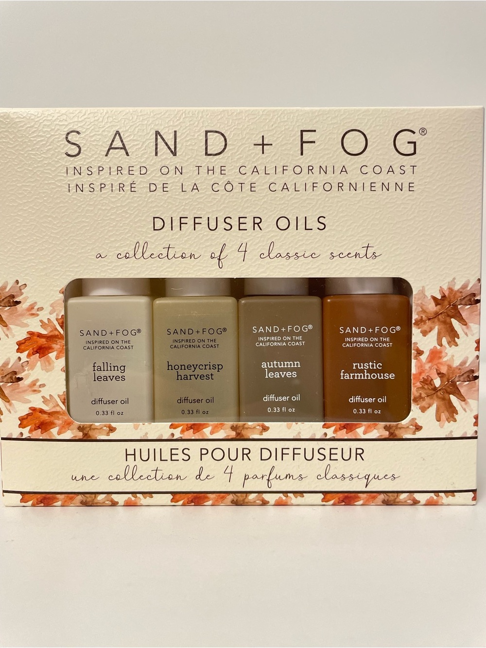SAND + FOG Autumn Diffuser Oils Set – Neutral & Amber Scents